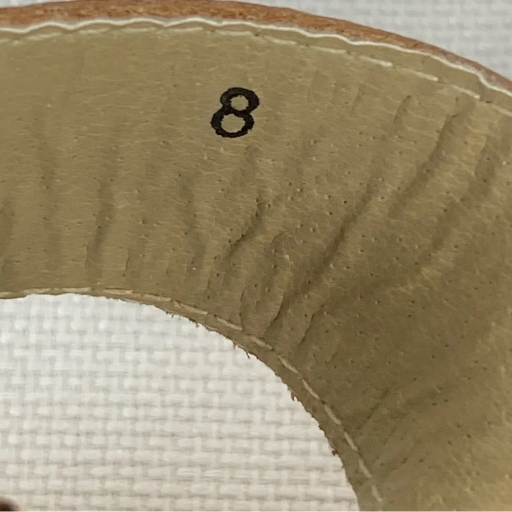 Bamboo54 size 8 Orange & Pink Flora Artesian Sandals - Picture 9 of 11